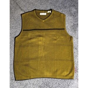 Vintage Bugle Boy Vest - Brown/Green - Size L